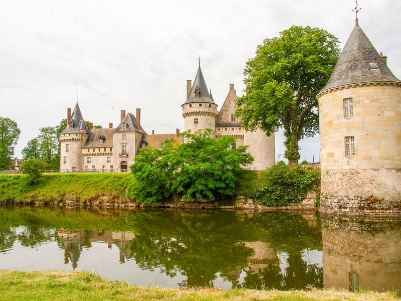 Sully-sur-Loire Castle in the Loire Valley, France