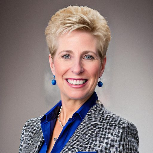 Smiling Woman in a Blazer