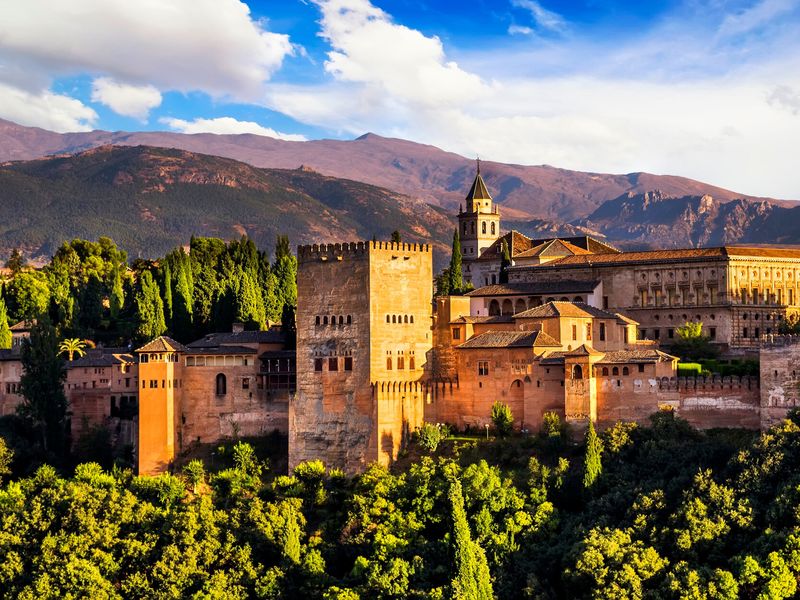 The Alhambra in Granada, Spain.