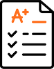 A+ Report Card Icon