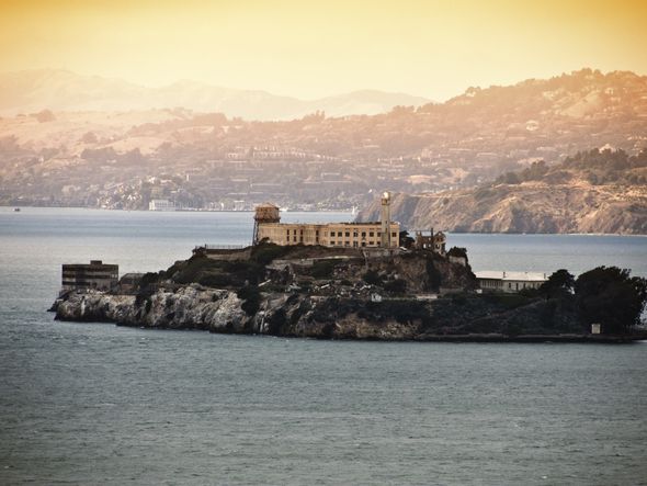 Alcatraz Island in San Francisco Bay