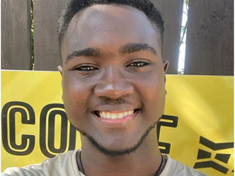 Smiling Young Man Selfie