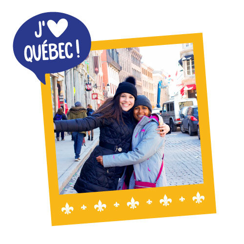 Friends in Québec City