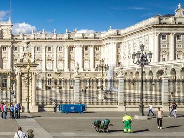 The Royal Palace of Madrid in Madrid, Spain