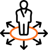 Icon - Decision Making, Opportunity, Direction