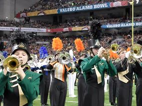 Valero Alamo Bowl Marching Band Performance