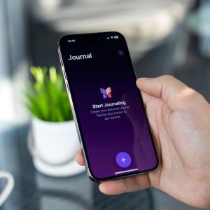 Journaling App on Smartphone