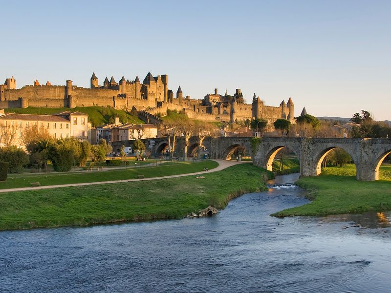 The medieval Cité de Carcassonne in France, a UNESCO World Heritage Site.