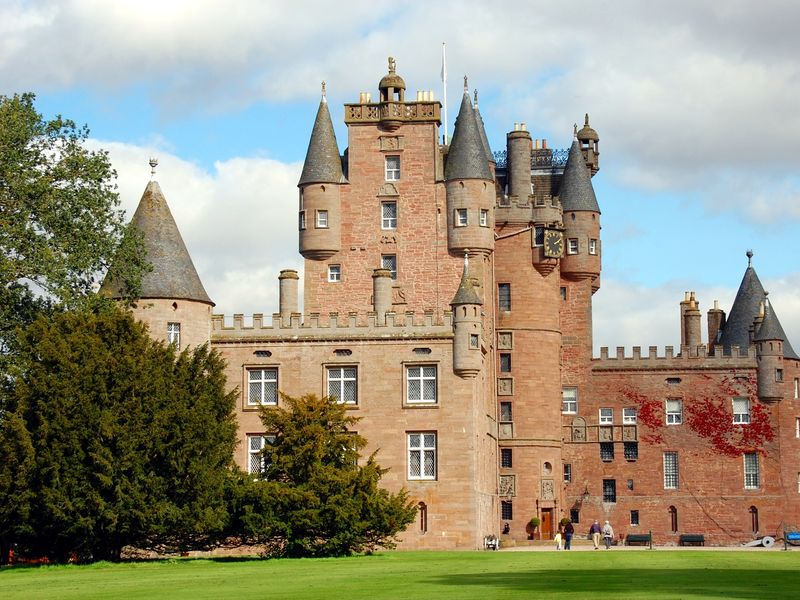 Craigievar Castle in Aberdeenshire, Scotland