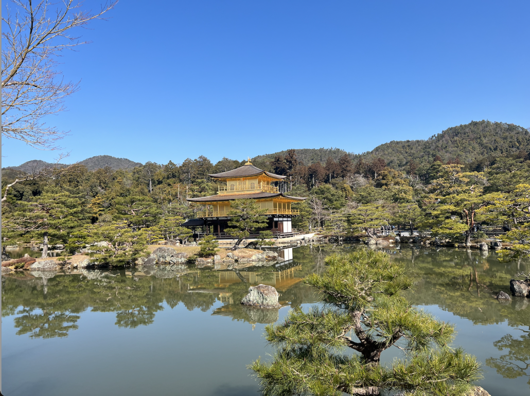 Golden Pavilion Reflected