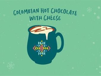 Colombian Hot Chocolate with Cheese