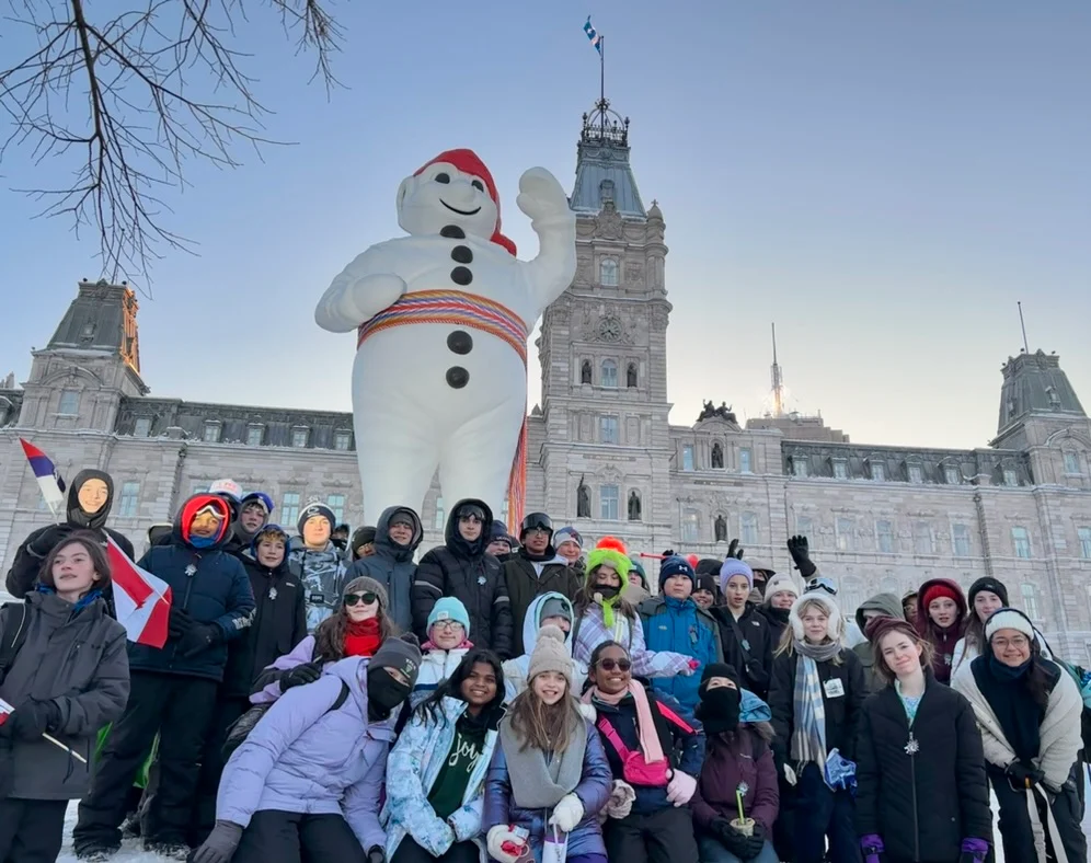 Winter Fun with Bonhomme Carnaval at Quebec's Parliament