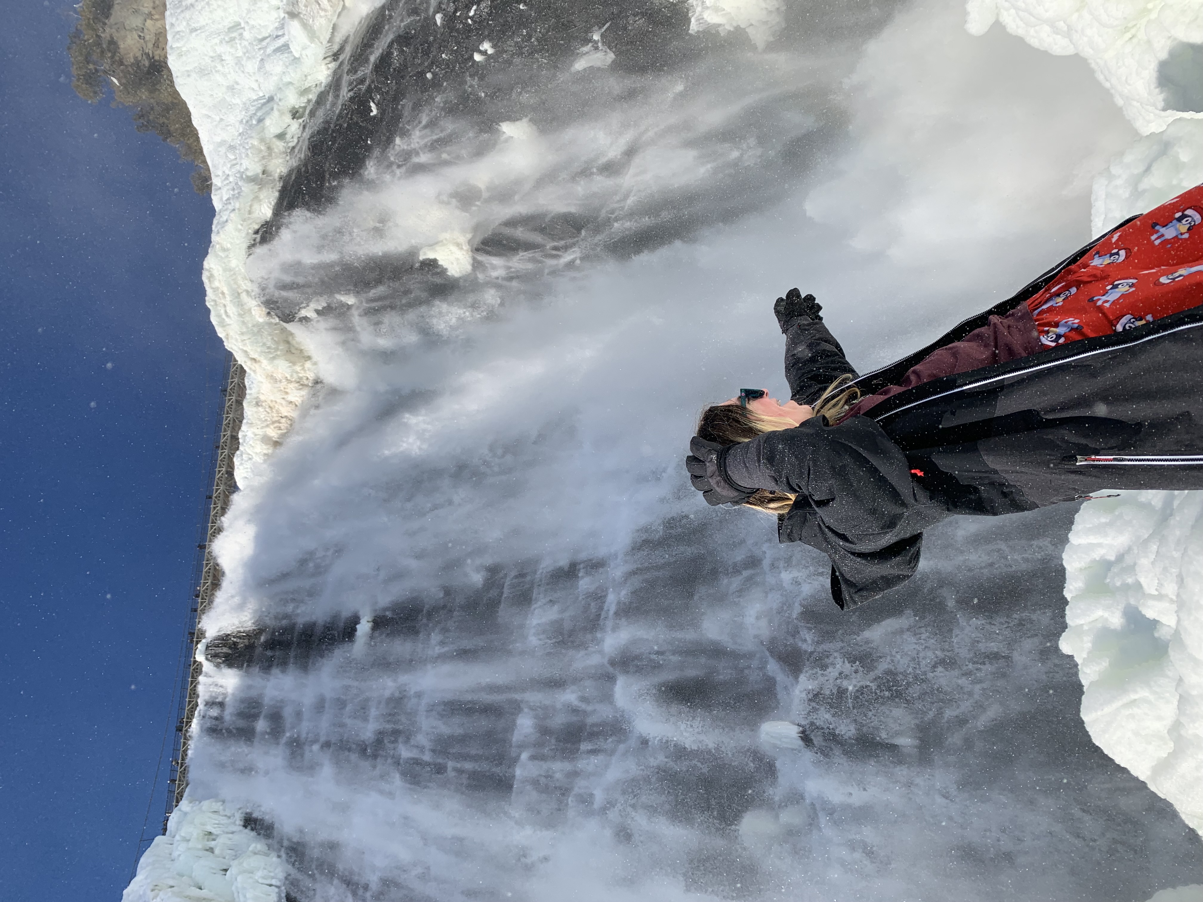 Winter Wonderland at Montmorency Falls
