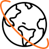 Earth, Globe Icon